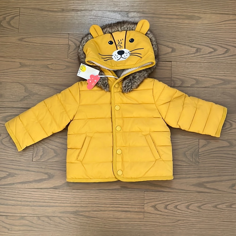 Boden little lion coat